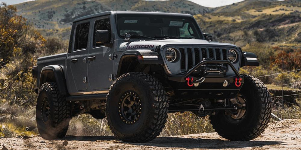 Jeep Gladiator KMC Wheels KM550 Riot SBL